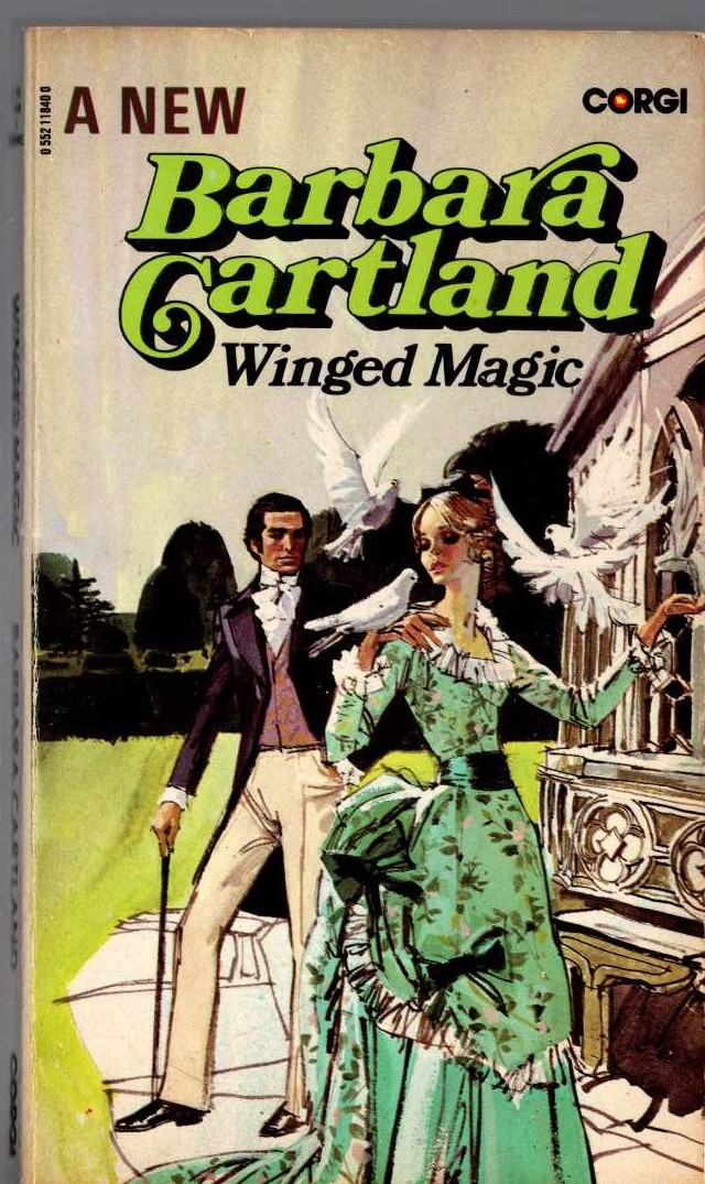 Barbara Cartland  WINGED MAGIC front book cover image