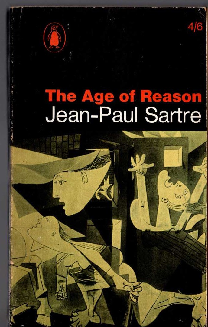 Jean-Paul Sartre  THE AGE OF REASON front book cover image