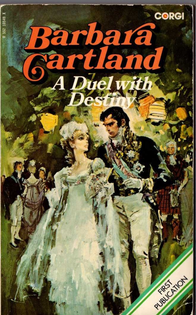 Barbara Cartland  A DUEL WITH DESTINY front book cover image