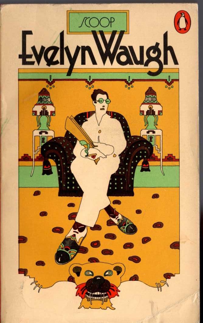 Evelyn Waugh  SCOOP front book cover image