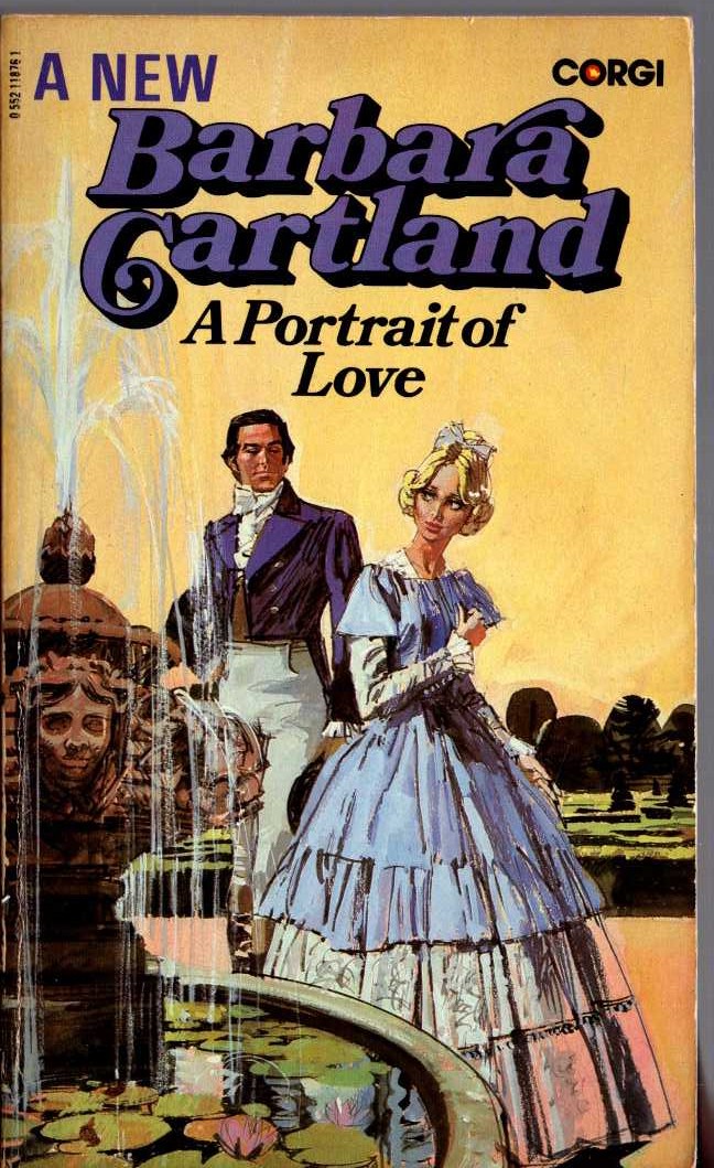 Barbara Cartland  A PORTRAIT OF LOVE front book cover image