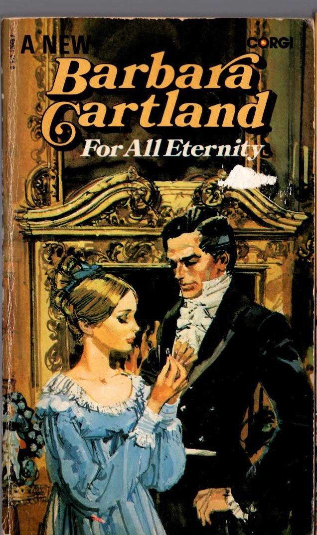 Barbara Cartland  FOR ALL ETERNITY front book cover image