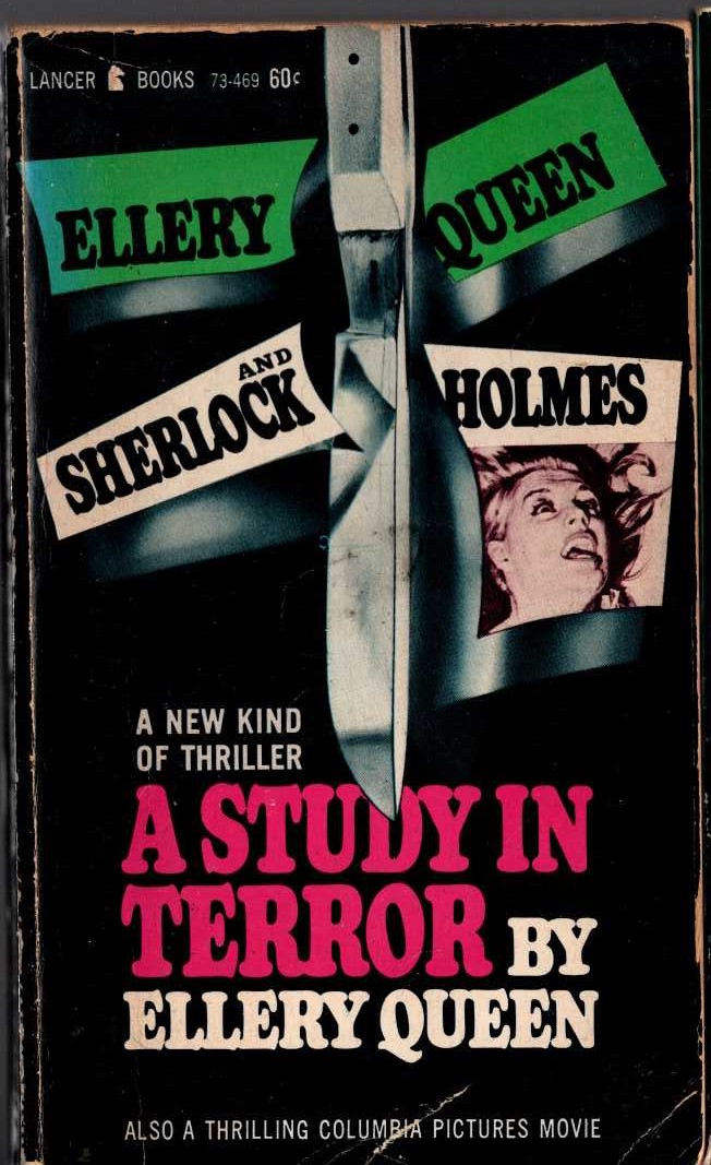 Ellery Queen  A STUDY IN TERROR front book cover image