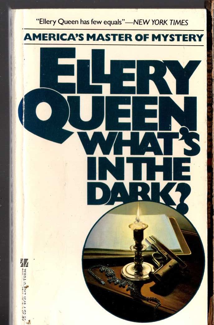 Ellery Queen  WHAT'S IN THE DARK front book cover image