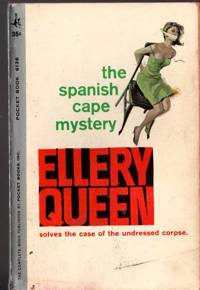 Ellery Queen  THE SPANISH CAPE MYSTERY front book cover image