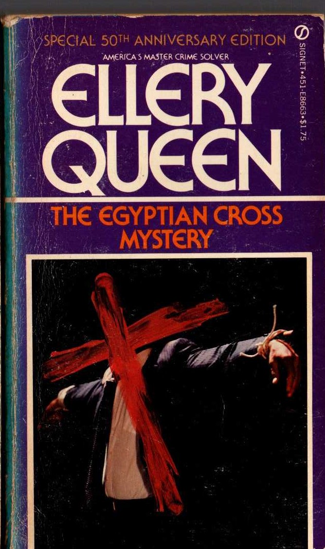 Ellery Queen  THE EGYPTIAN CROSS MYSTERY front book cover image