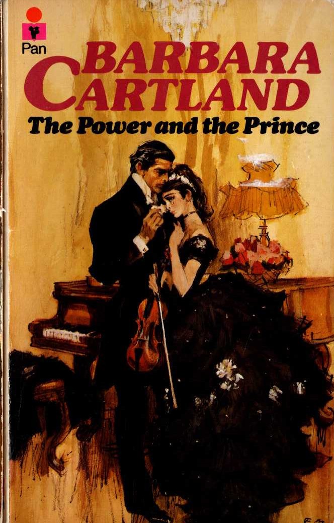 Barbara Cartland  THE POWER AND THE PRINCE front book cover image