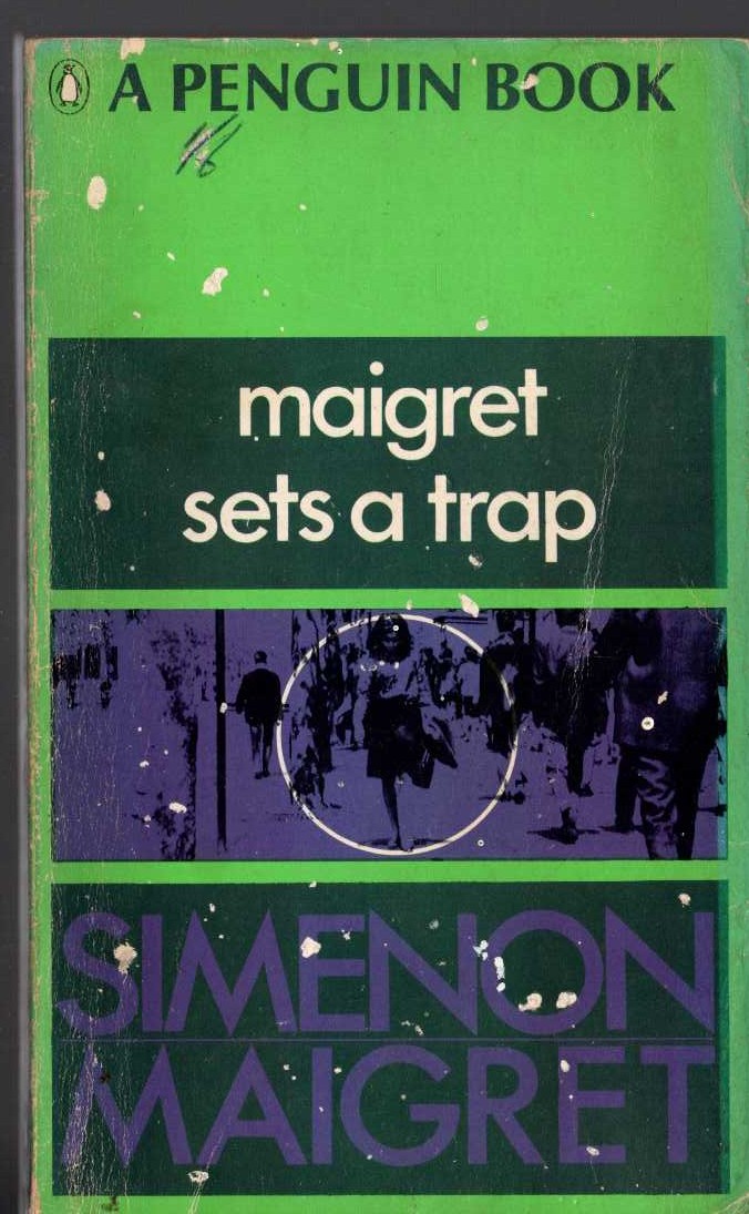 Georges Simenon  MAIGRET SETS A TRAP front book cover image
