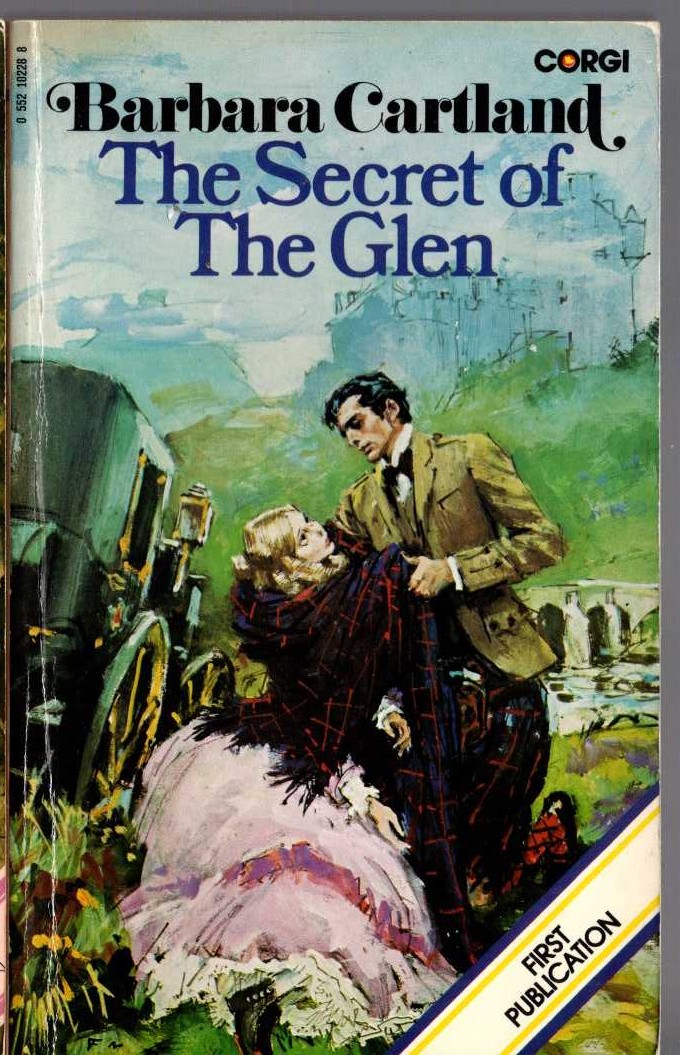 Barbara Cartland  THE SECRET OF THE GLEN front book cover image