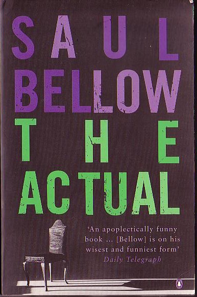 Saul Bellow  THE ACTUAL front book cover image