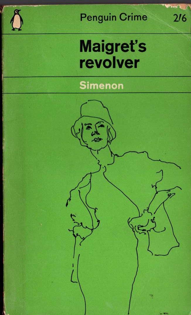Georges Simenon  MAIGRET'S REVOLVER front book cover image