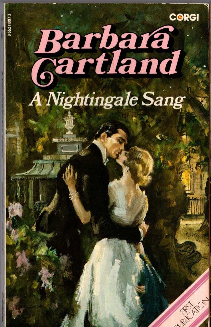 Barbara Cartland  A NIGHTINGALE SANG front book cover image