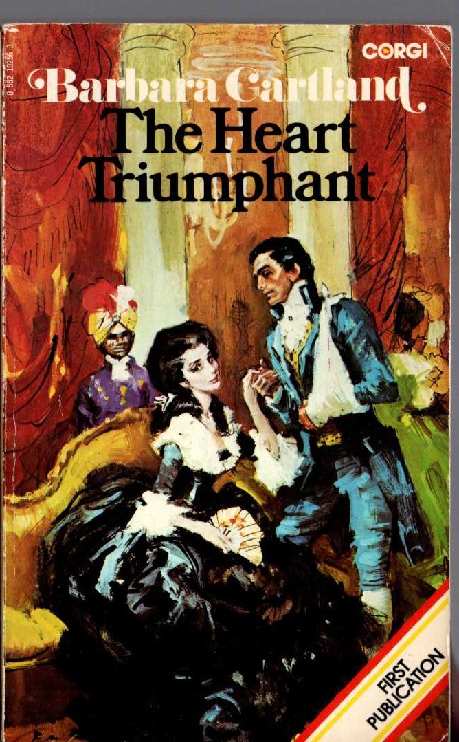 Barbara Cartland  THE HEART TRIUMPHANT front book cover image