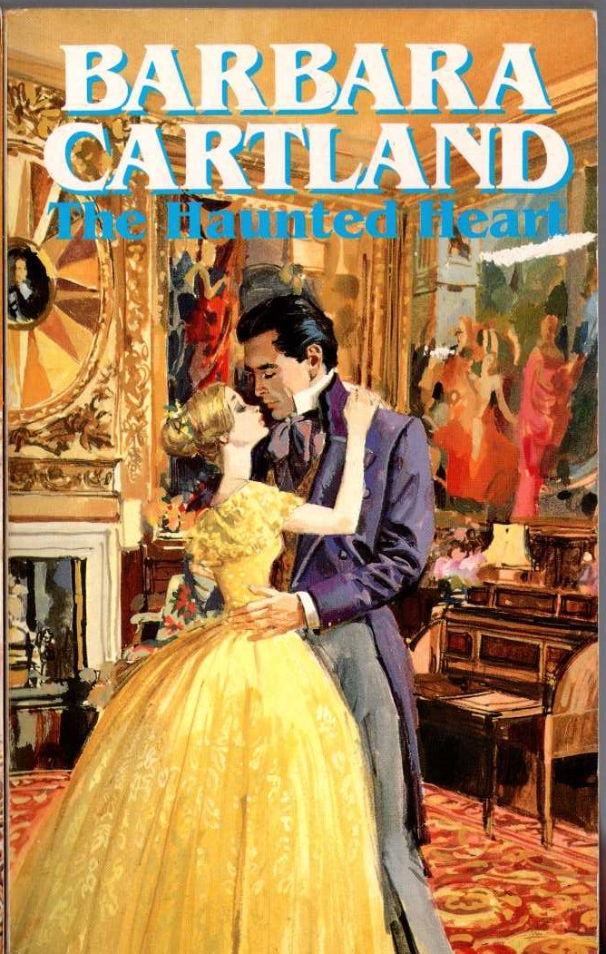Barbara Cartland  THE HAUNTED HEART front book cover image