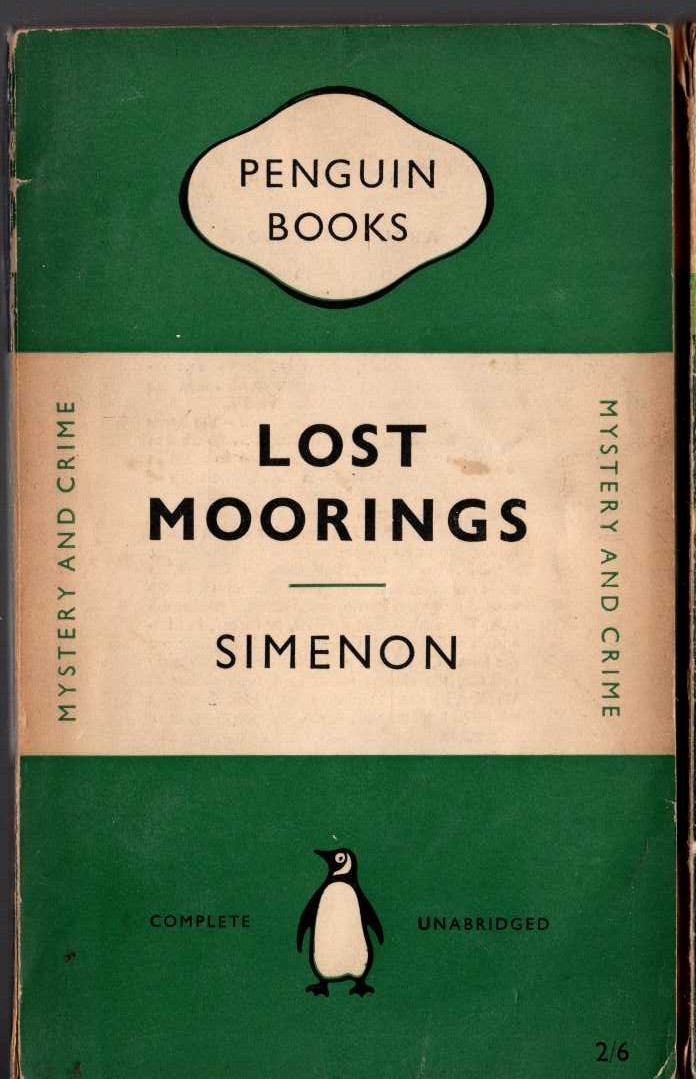 Georges Simenon  LOST MOORINGS front book cover image