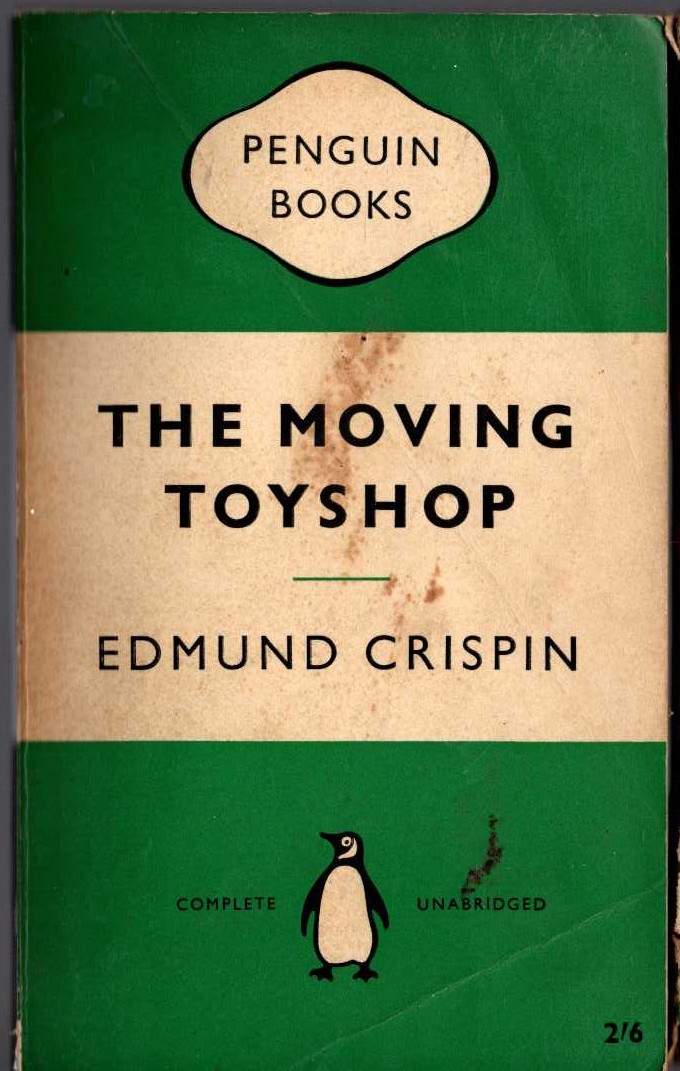 Edmund Crispin  THE MOVING TOYSHOP front book cover image