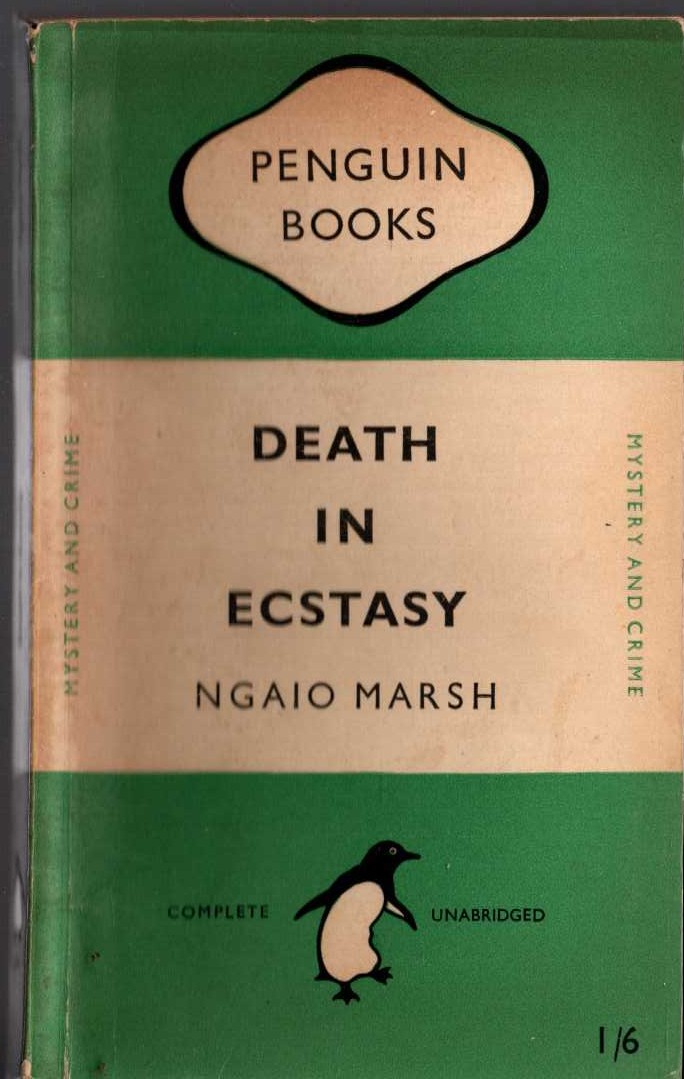 Ngaio Marsh  DEATH IN ECSTASY front book cover image