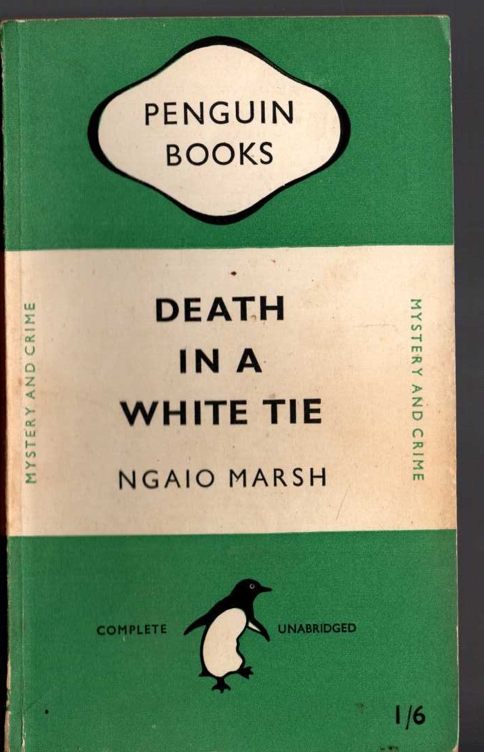 Ngaio Marsh  DEATH IN A WHITE TIE front book cover image