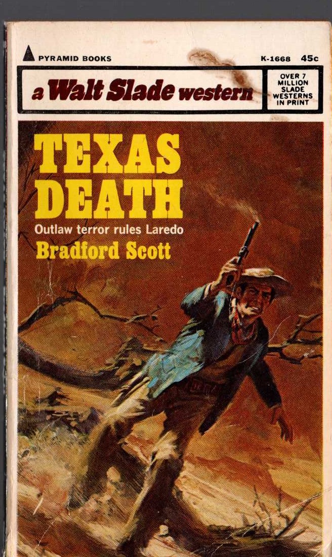 Bradford Scott  TEXAS DEATH front book cover image