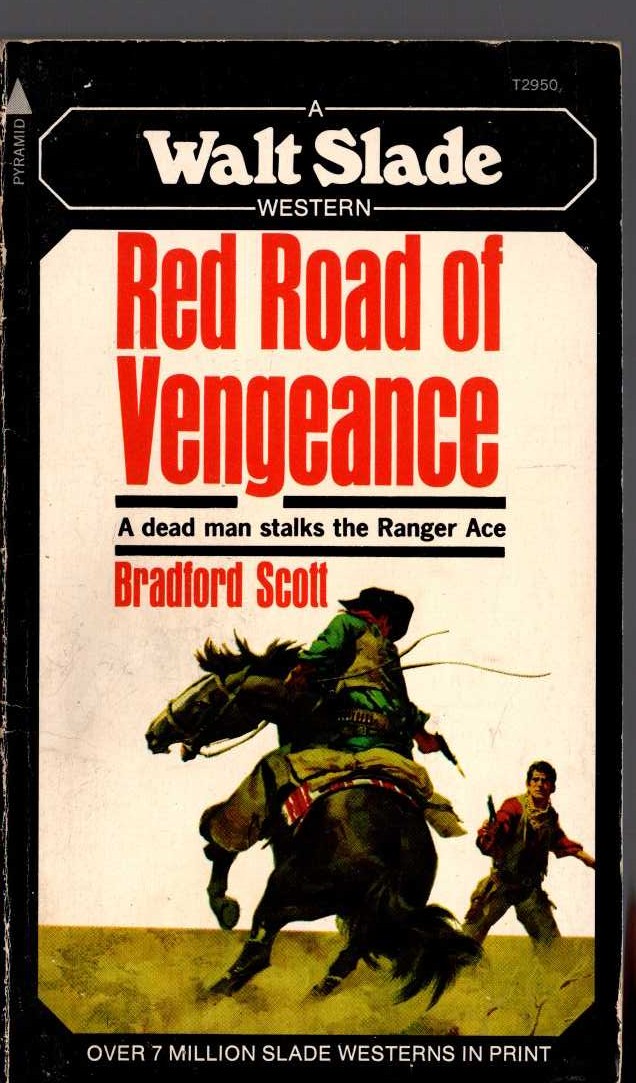 Bradford Scott  RED ROAD OF VENGEANCE front book cover image