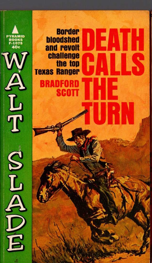 Bradford Scott  DEATH CALLS THE TURN front book cover image