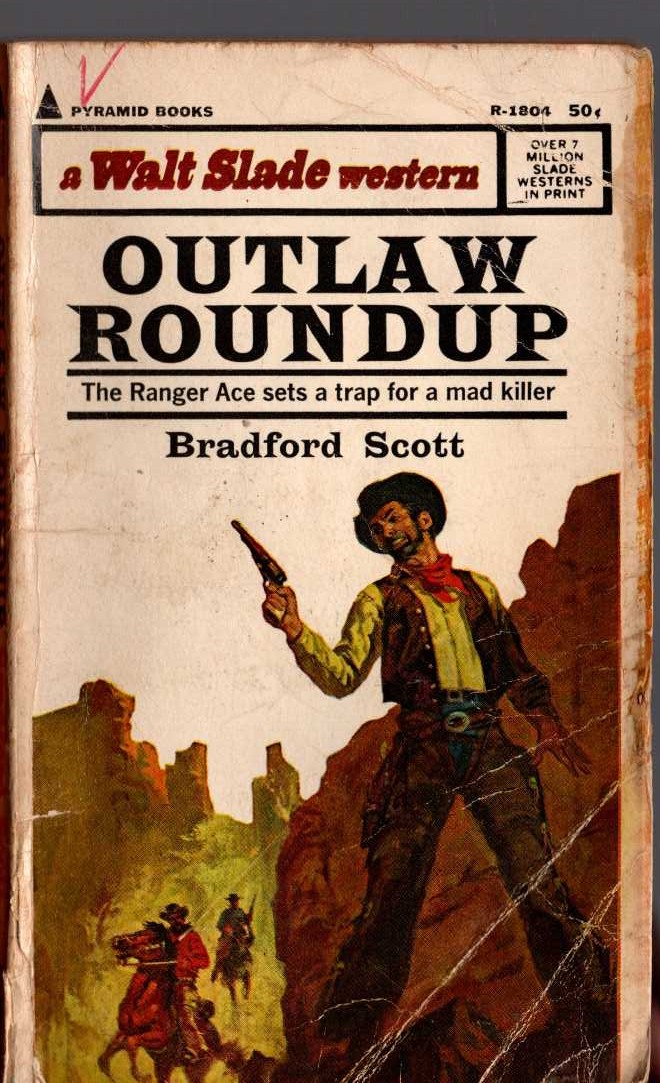 Bradford Scott  OUTLAW ROUNDUP front book cover image