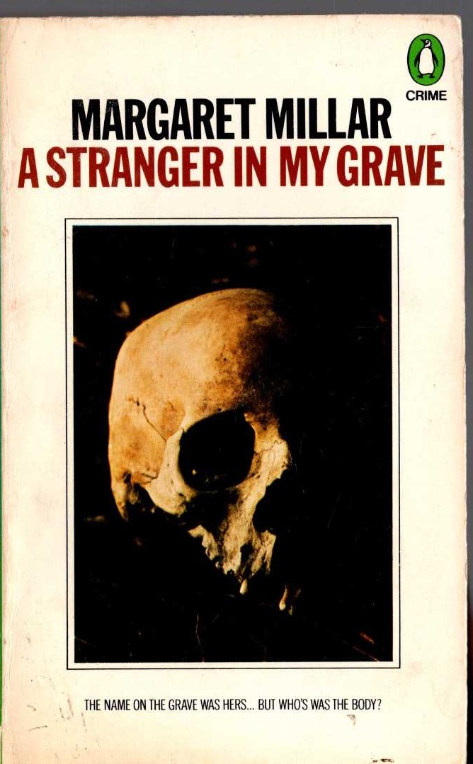 Margaret Millar  A STRANGER IN MY GRAVE front book cover image
