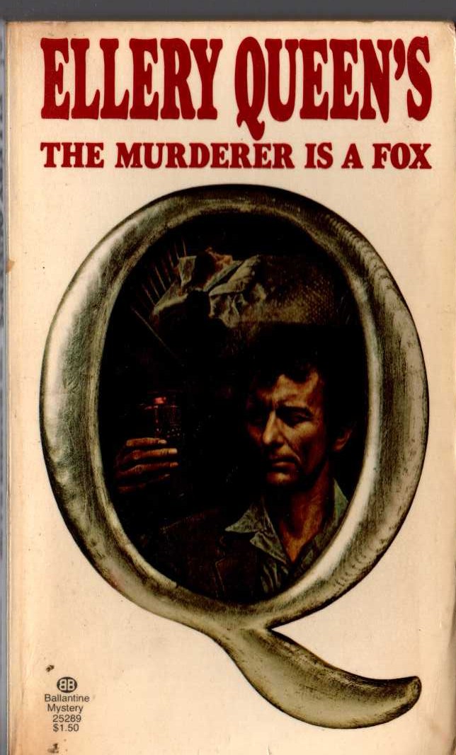 Ellery Queen  THE MURDERER IS A FOX front book cover image