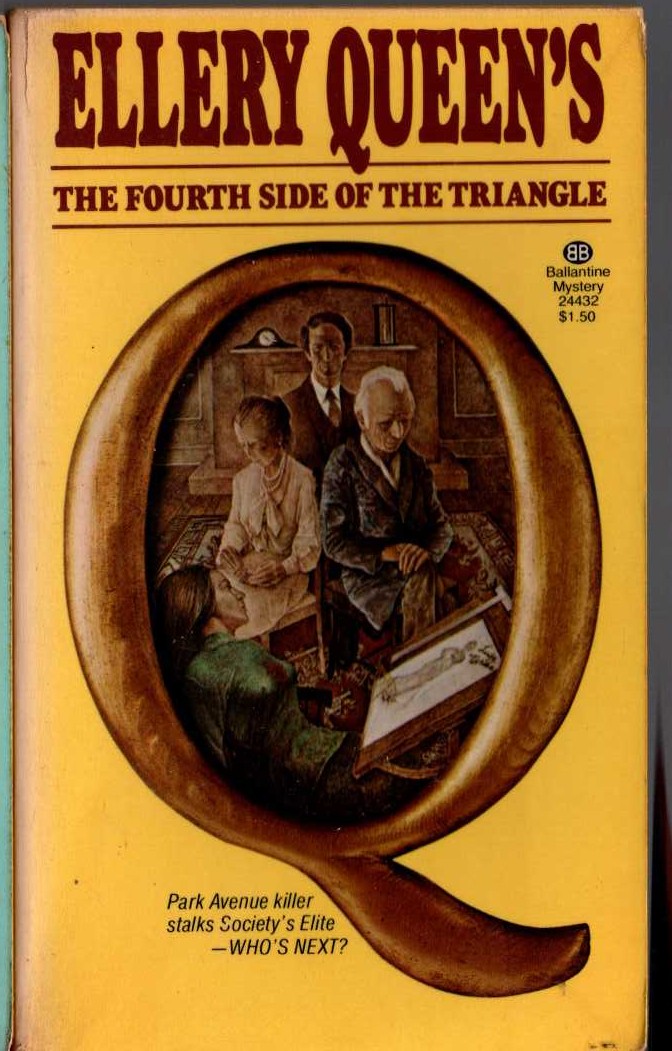 Ellery Queen  THE FOURTH SIDE OF THE TRIANGLE front book cover image