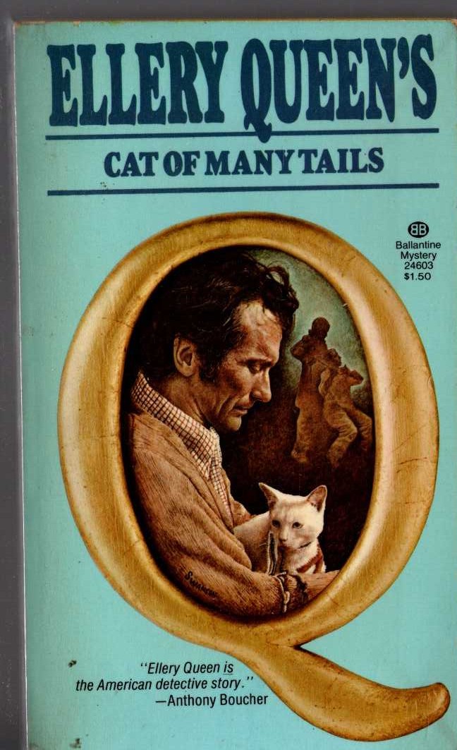 Ellery Queen  CAT OF MANY TAILS front book cover image