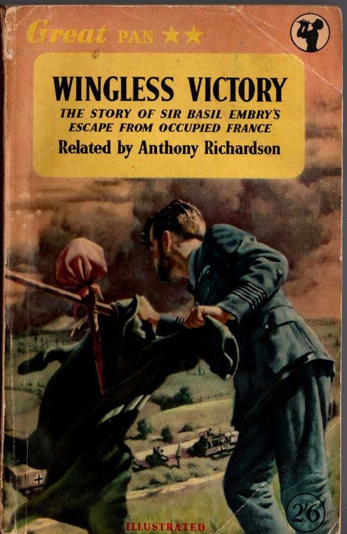 Anthony Richardson  WINGLESS VICTORY front book cover image