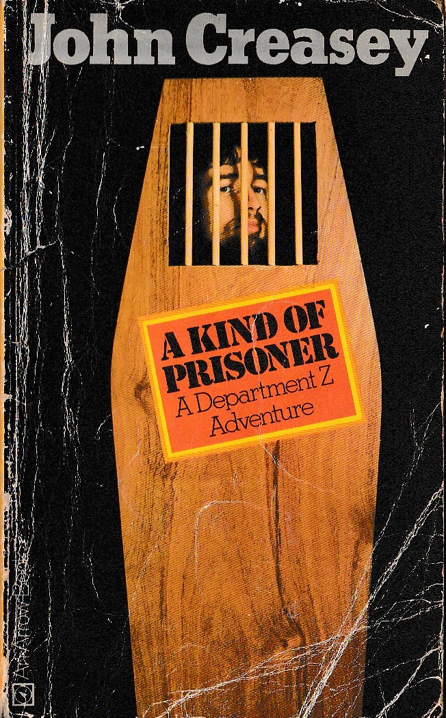 John Creasey  A KIND OF PRISONER (Department 'Z') front book cover image