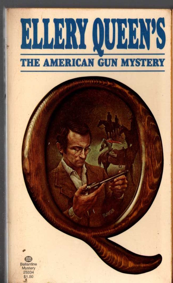 Ellery Queen  THE AMERICAN GUN MYSTERY front book cover image