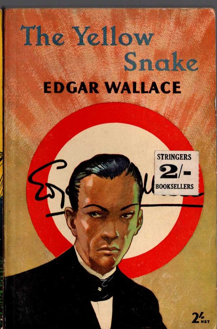 Edgar Wallace  THE YELLOW SNAKE front book cover image