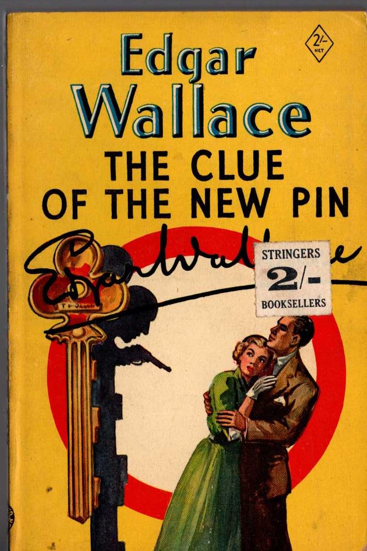 Edgar Wallace  THE CLUE OF THE NEW PIN front book cover image