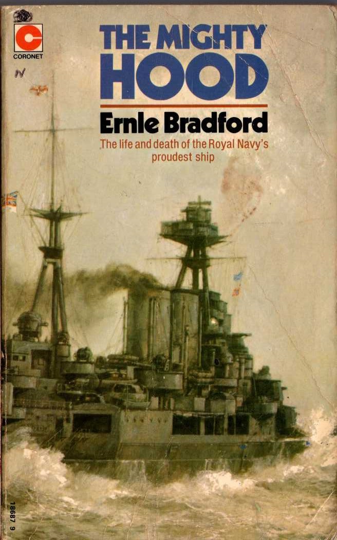 Ernle Bradford  THE MIGHTY HOOD front book cover image