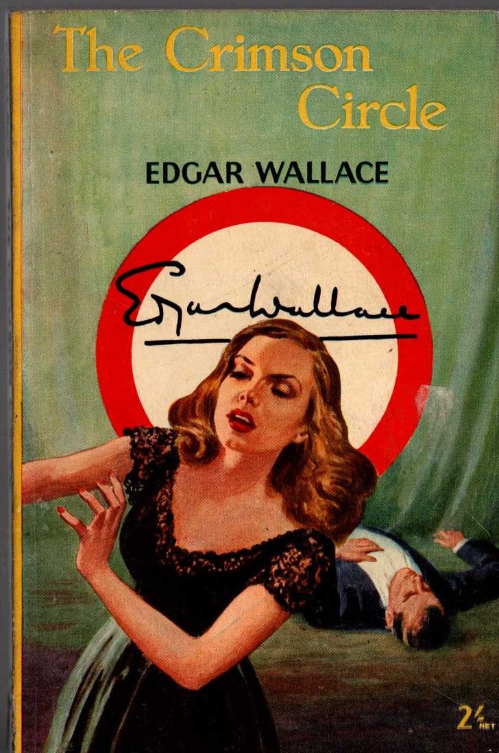 Edgar Wallace  THE CRIMSON CIRCLE front book cover image