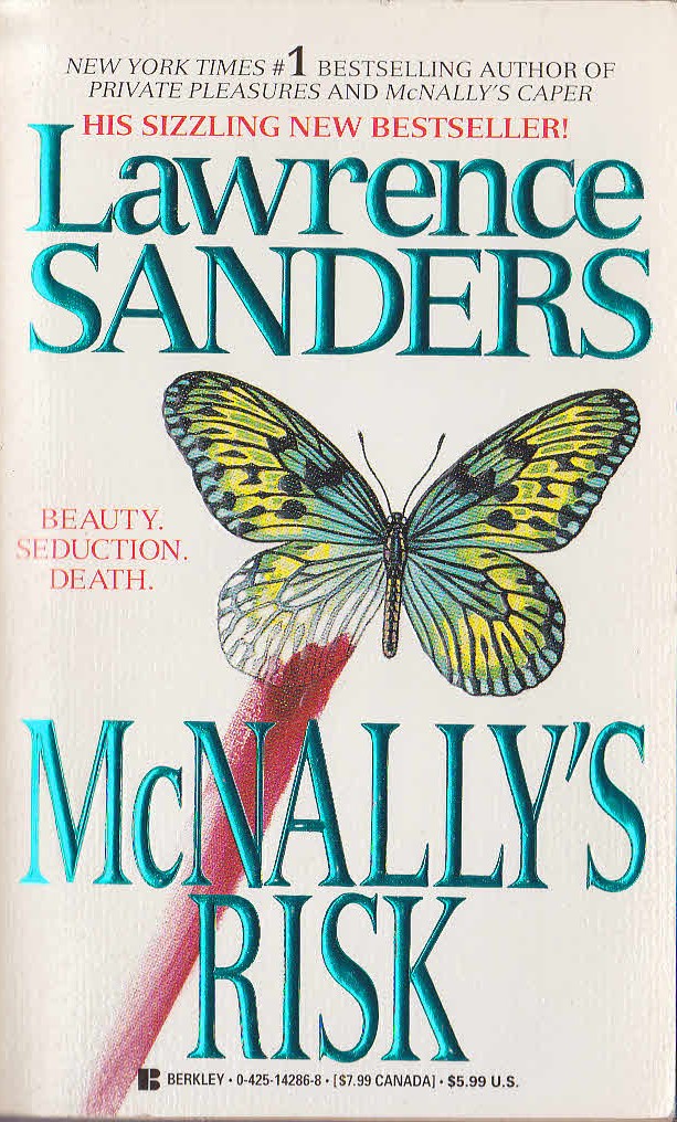 Lawrence Sanders  McNALLY'S RISK front book cover image