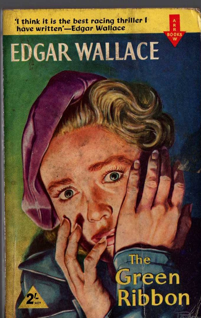 Edgar Wallace  THE GREEN RIBBON front book cover image