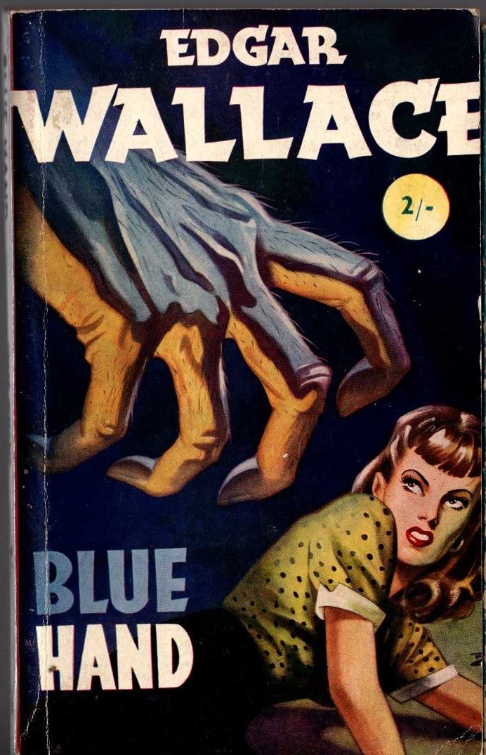 Edgar Wallace  BLUE HAND front book cover image