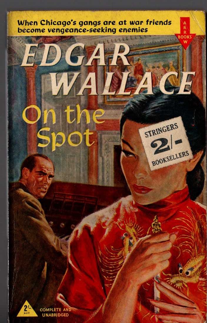 Edgar Wallace  ON THE SPOT front book cover image