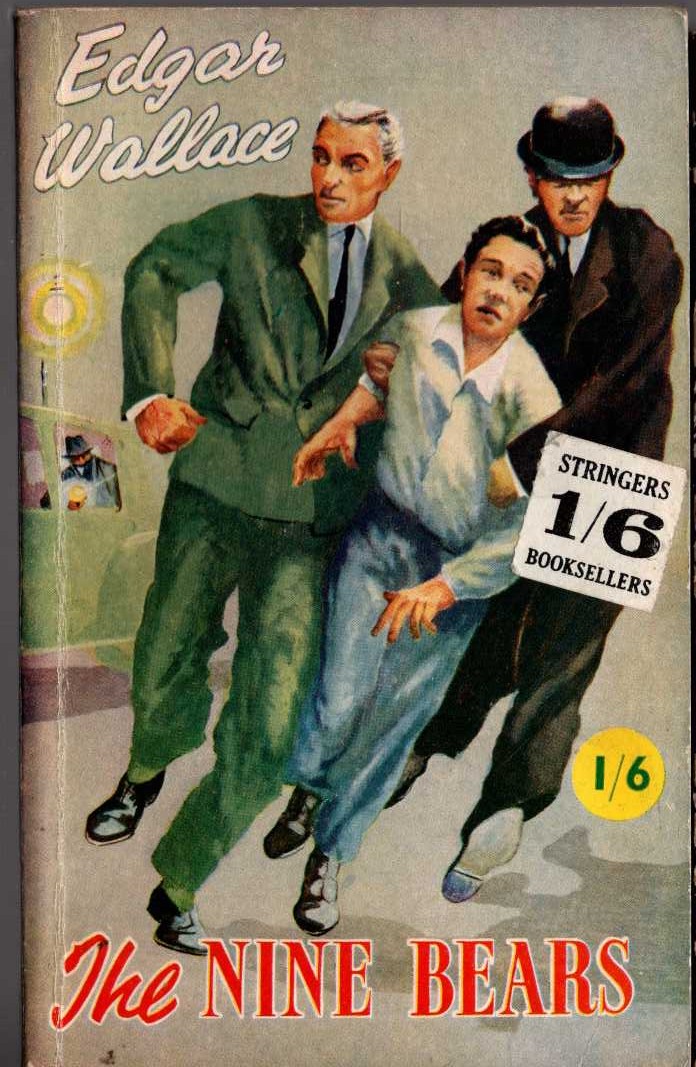 Edgar Wallace  THE NINE BEARS front book cover image