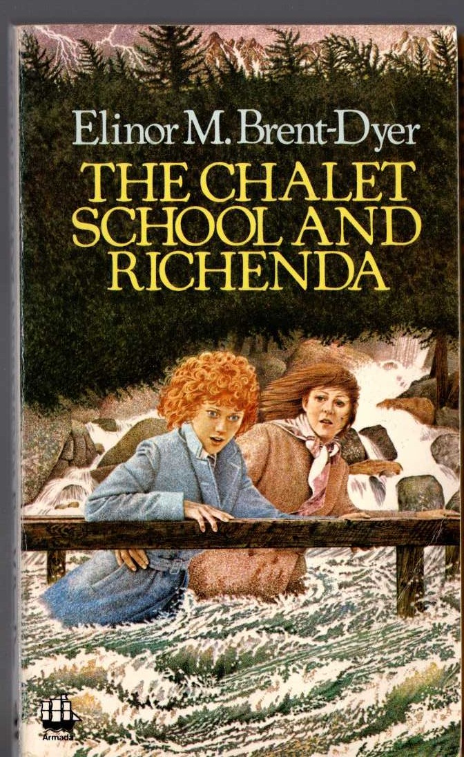 Elinor M. Brent-Dyer  THE CHALET SCHOOL AND RICHENDA front book cover image