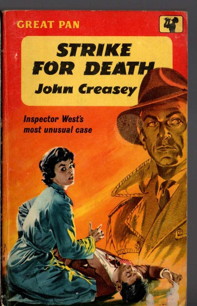 John Creasey  STRIKE FOR DEATH front book cover image