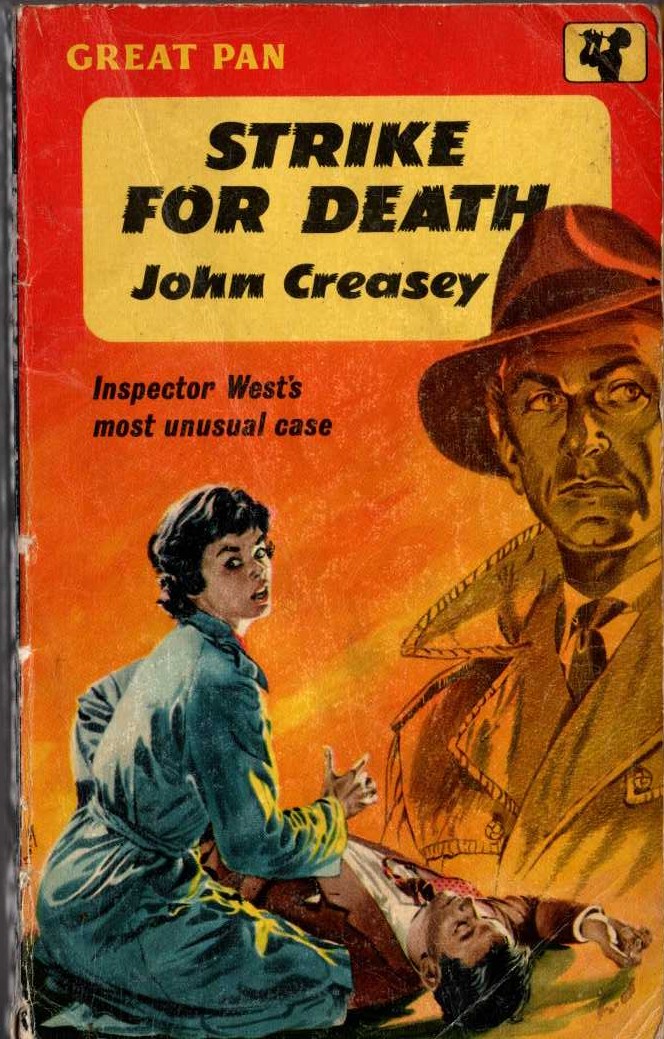 John Creasey  STRIKE FOR DEATH front book cover image