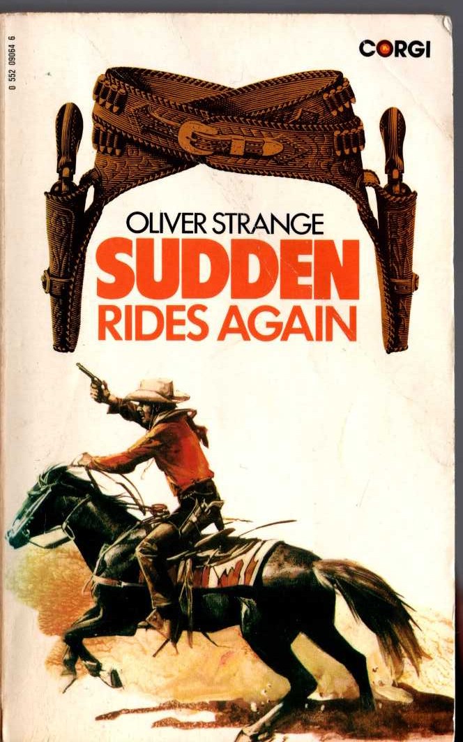Oliver Strange  SUDDEN RIDES AGAIN front book cover image
