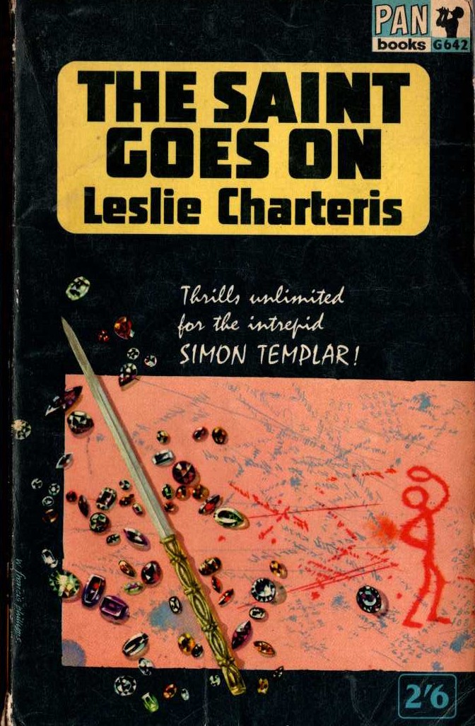 Leslie Charteris  THE SAINT GOES ON front book cover image