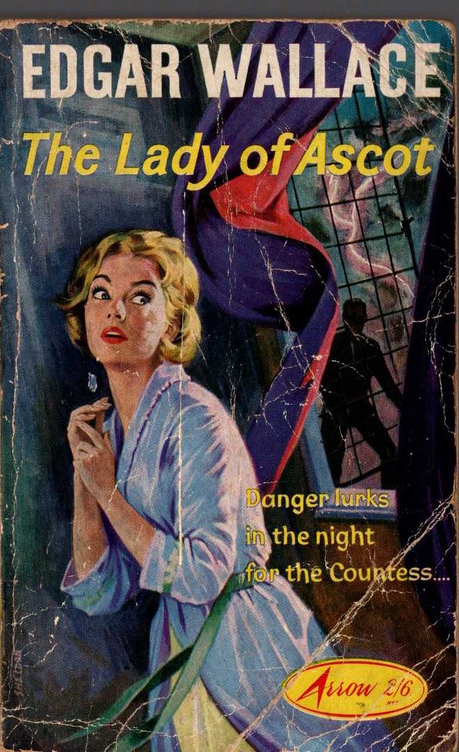 Edgar Wallace  THE LADY OF ASCOT front book cover image