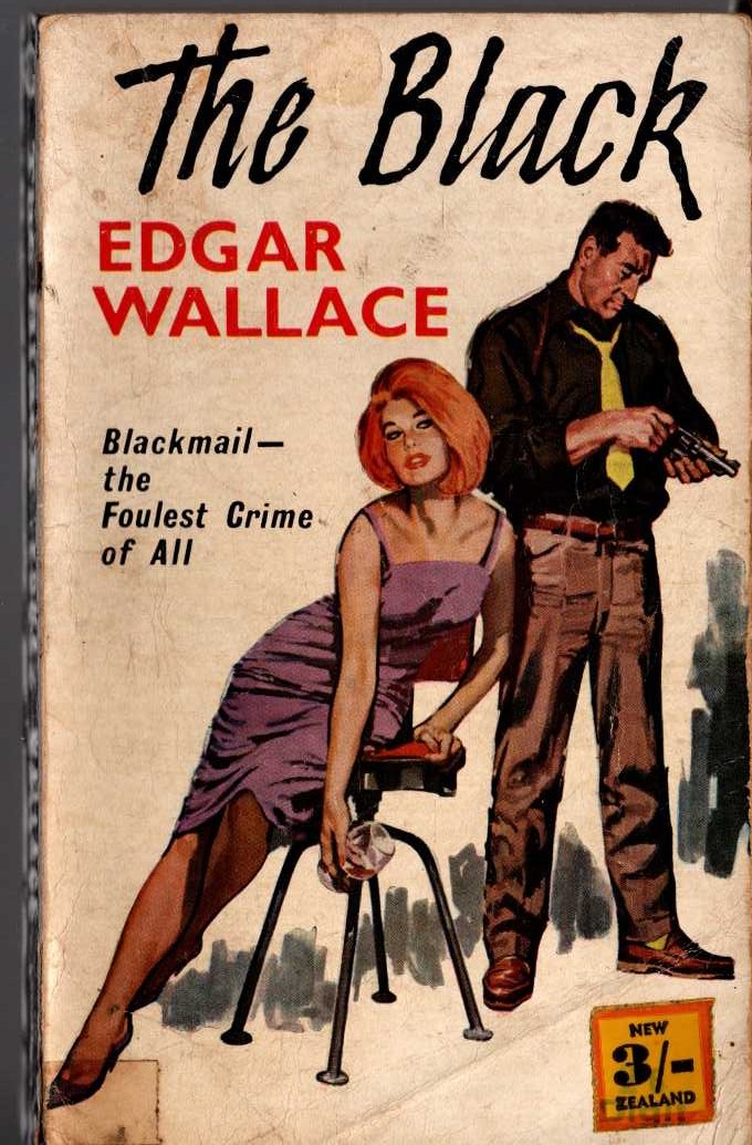 Edgar Wallace  THE BLACK front book cover image