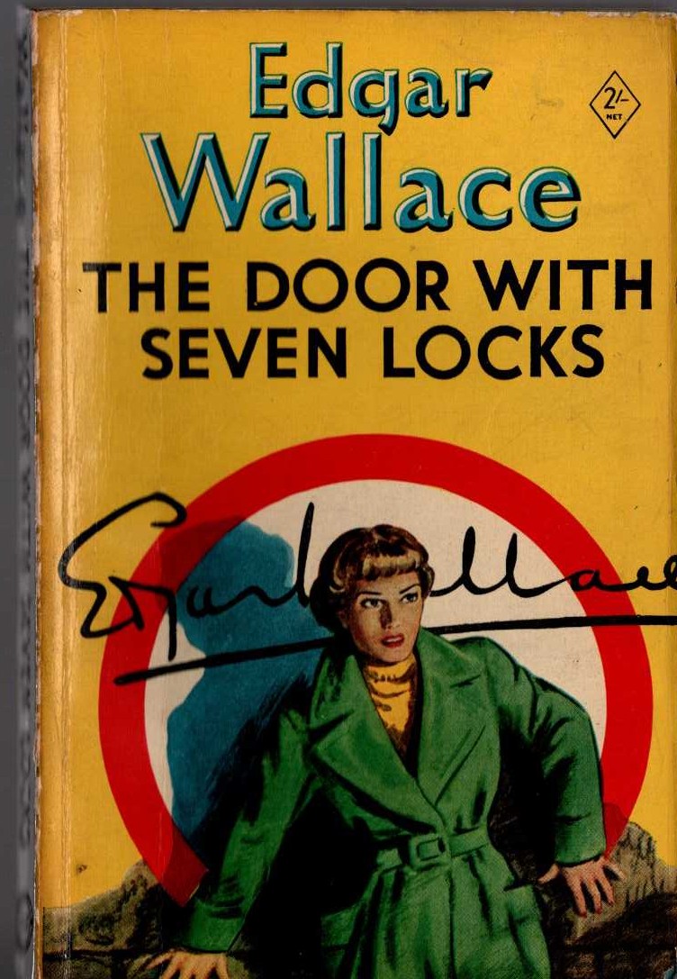 Edgar Wallace  THE DOOR WITH SEVEN LOCKS front book cover image